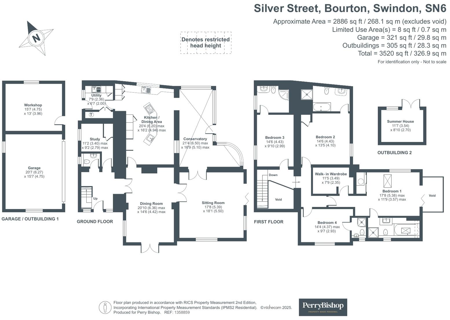Silver Street, Bourton, Swindon, Oxfordshire, SN6 floorplan