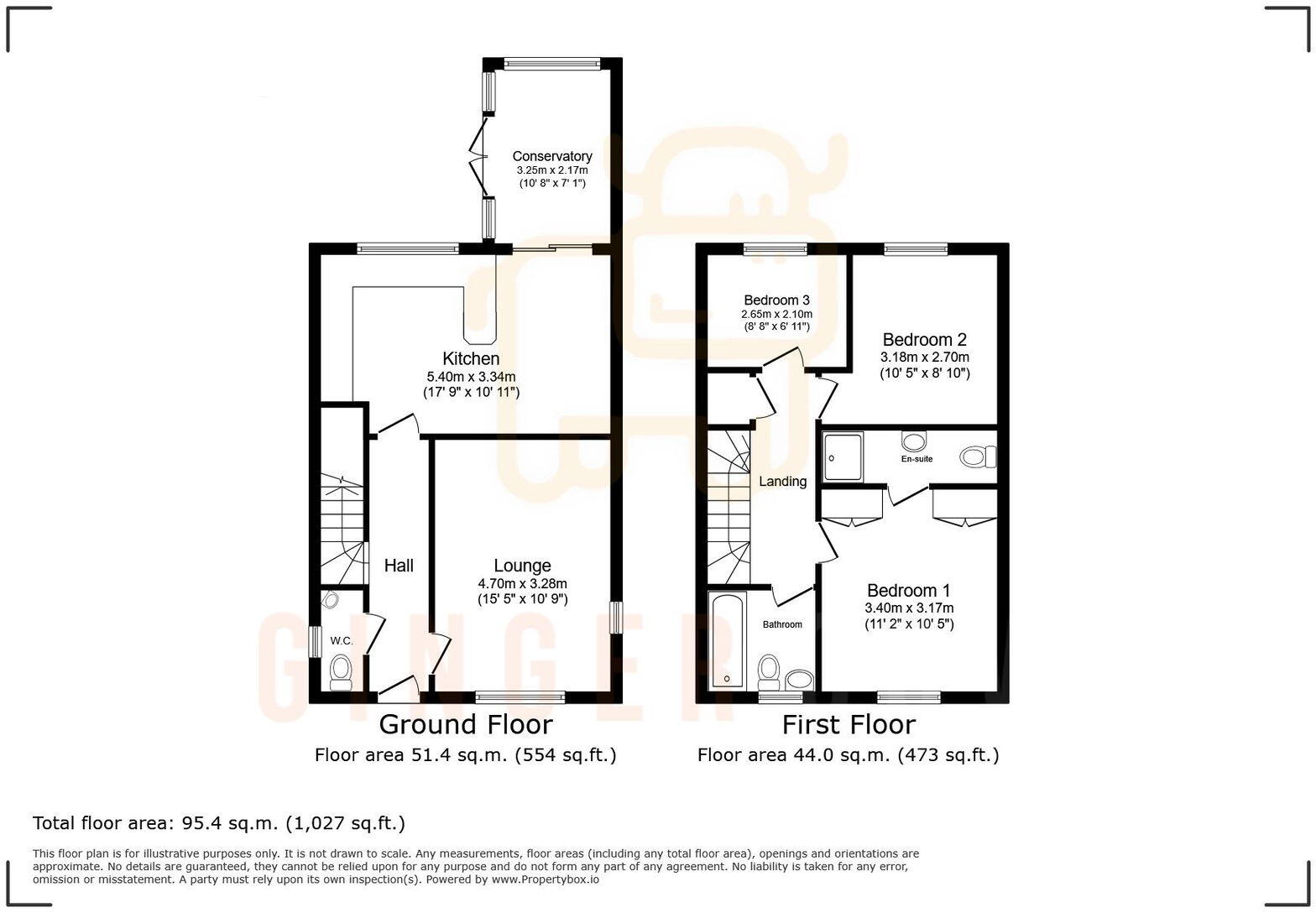 Swan Road, Wixams floorplan