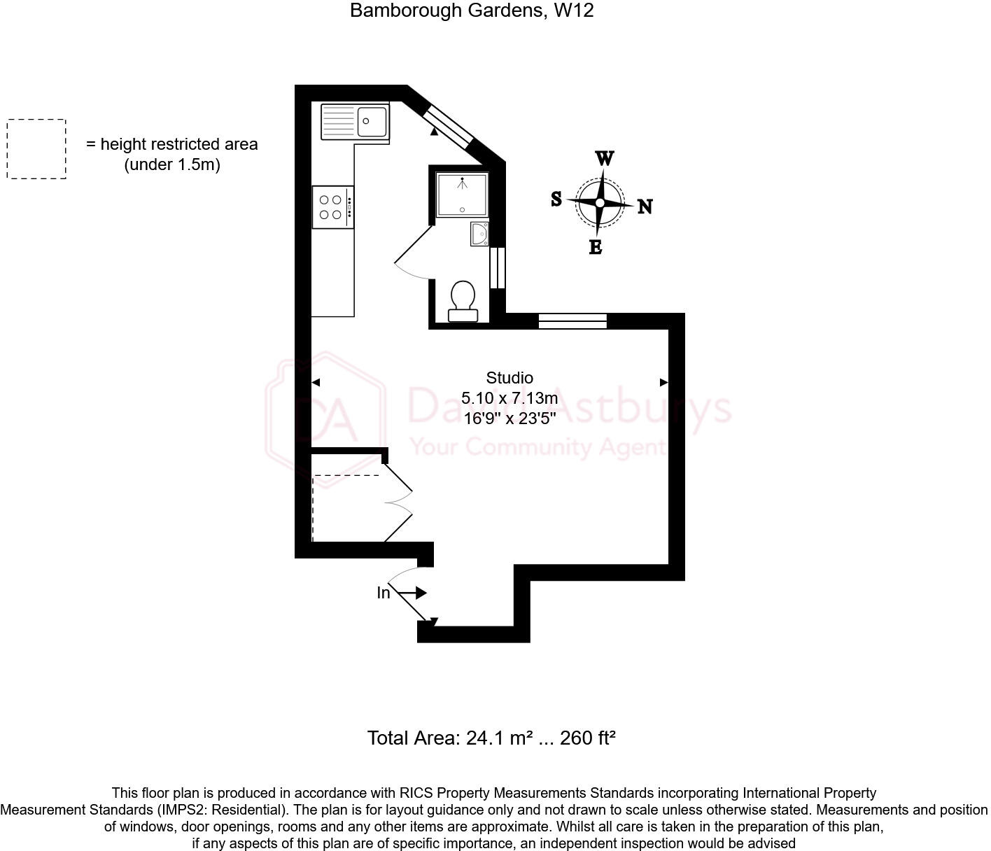 Bamborough Gardens, Shepherd's Bush, London floorplan