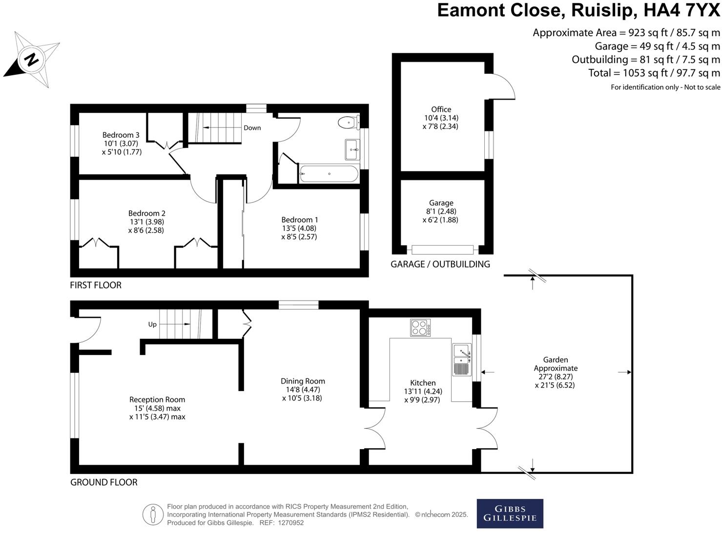 Eamont Close, Ruislip floorplan