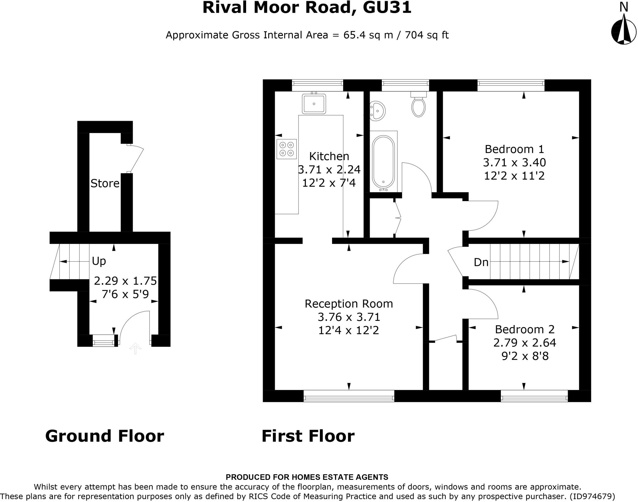 Rival Moor Road, Petersfield, Hampshire floorplan