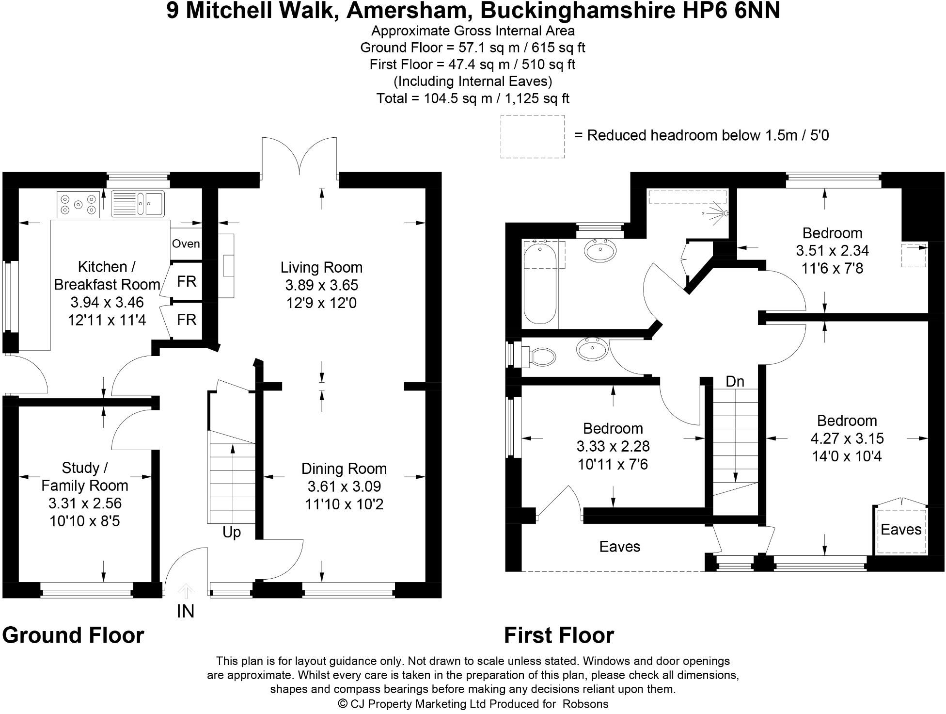 Mitchell Walk, Amersham floorplan