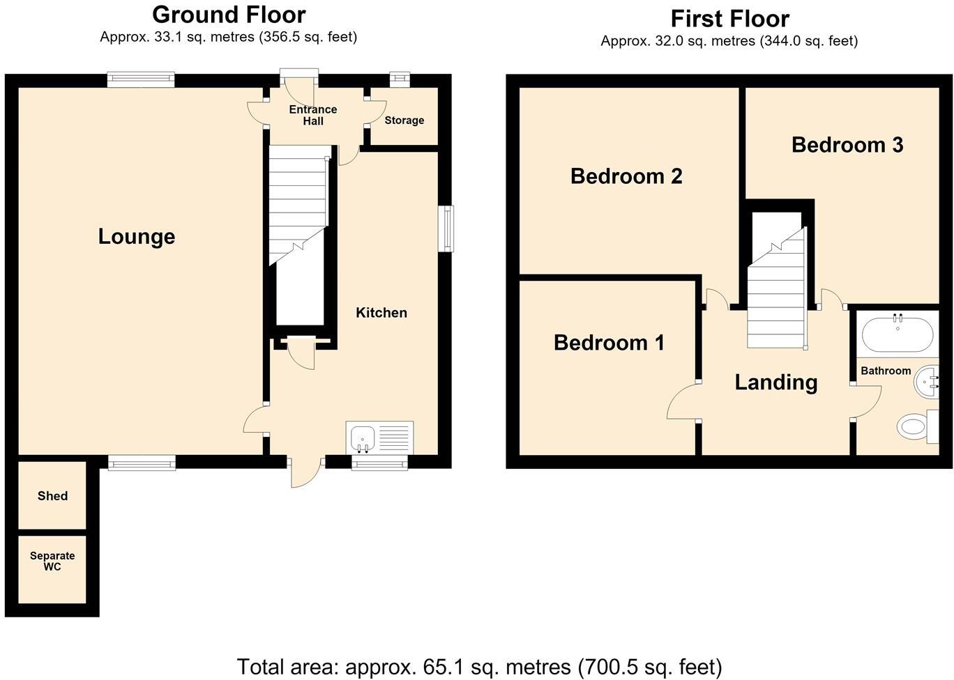 Hill Top Lane, Newent floorplan