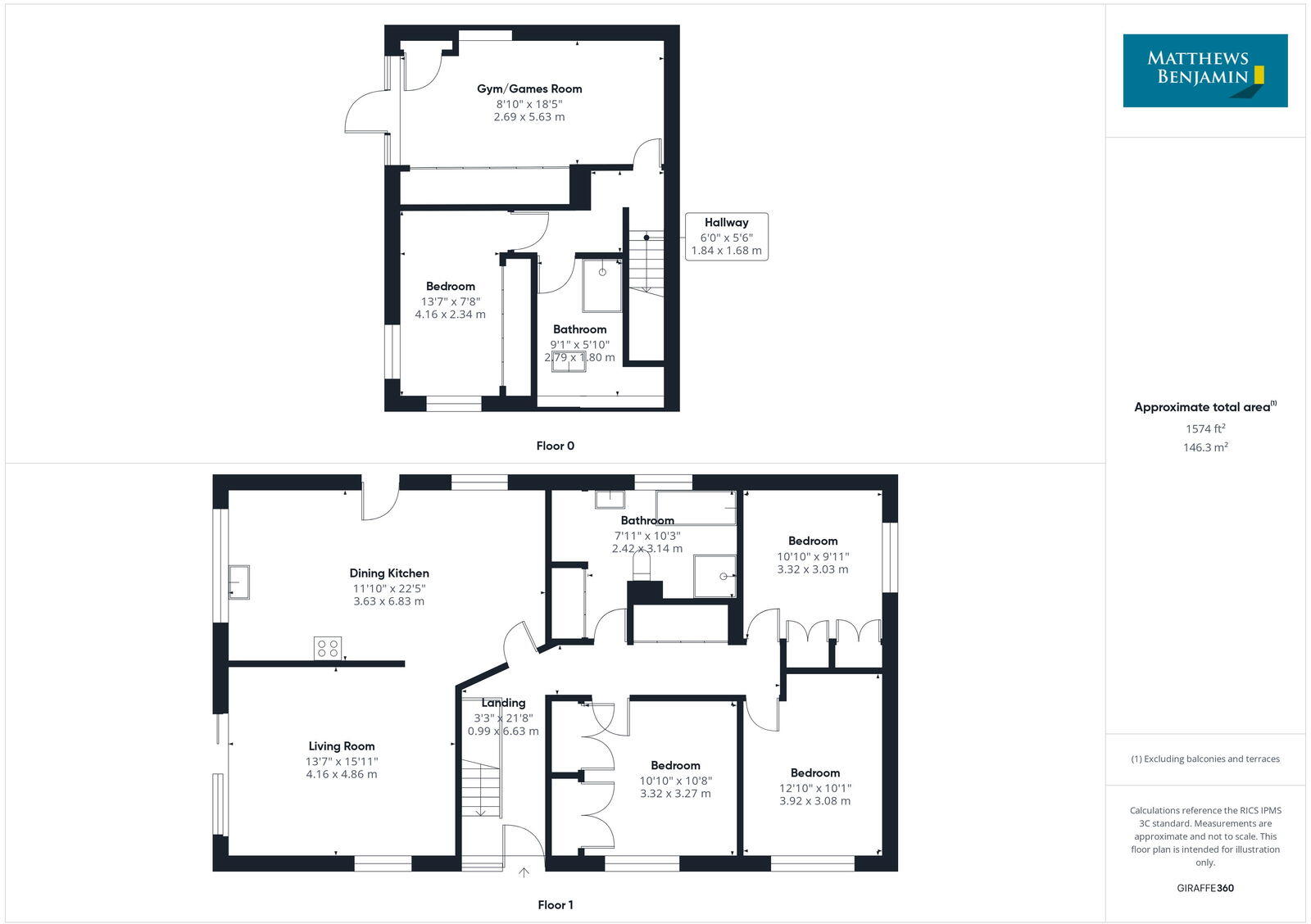 Treetops, Craig Walk, Windermere, Cumbria, LA23 2JT floorplan