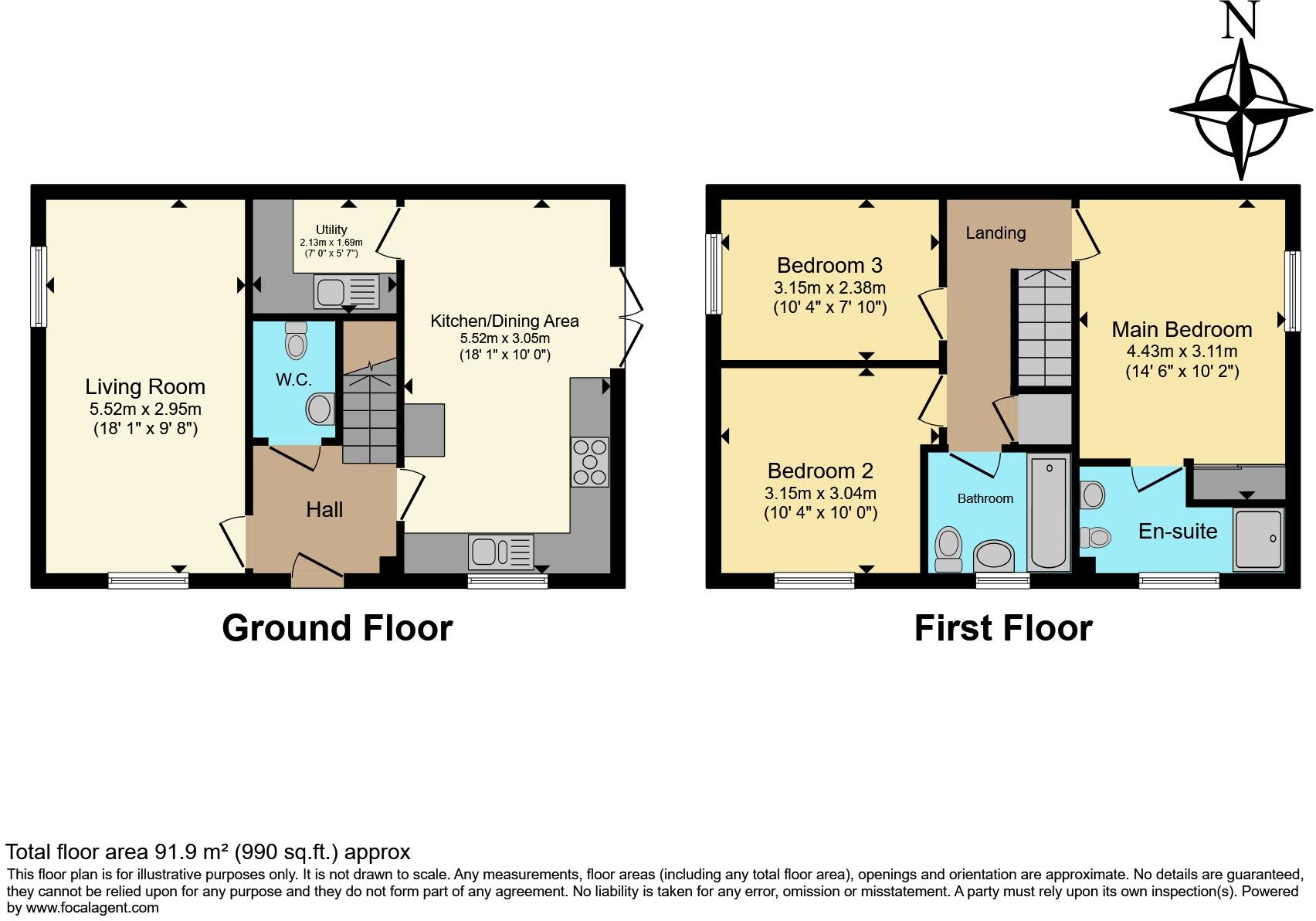 Wesley Drive, Crich, Matlock, DE4 floorplan