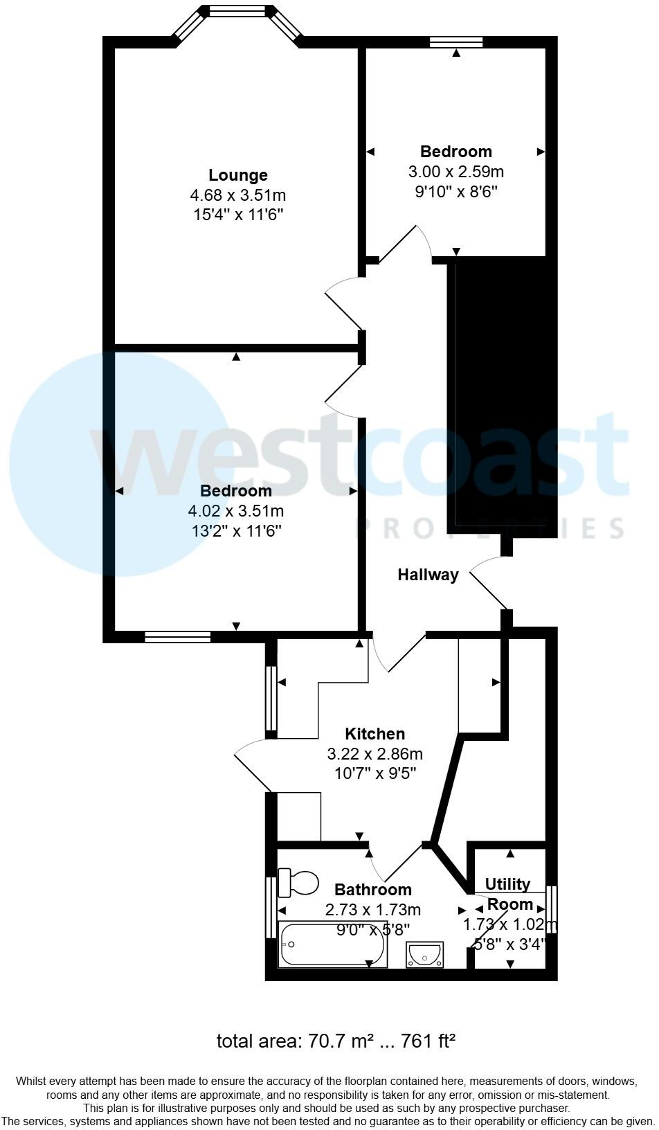 Church Street, Highbridge, Somerset, TA9 floorplan