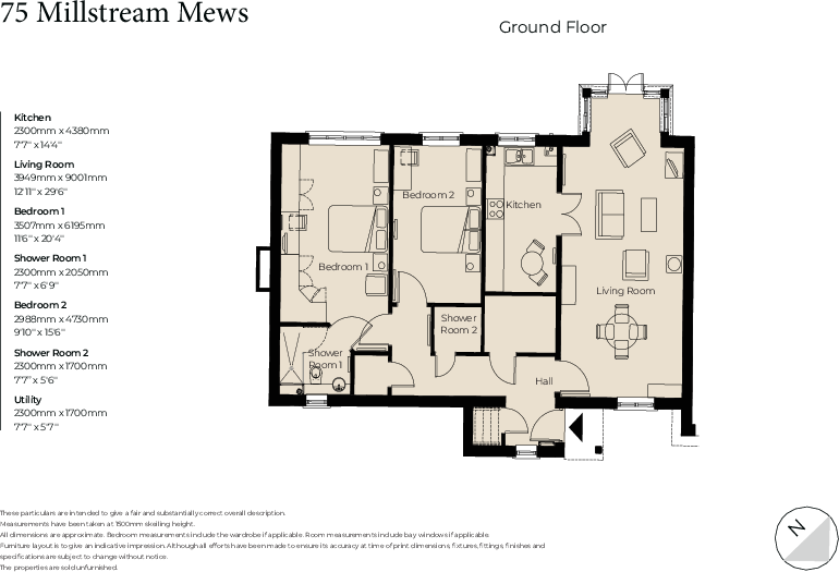 75 Millstream Mews, South Street, Richmond Villages Letcombe Regis, OX12 9JY floorplan
