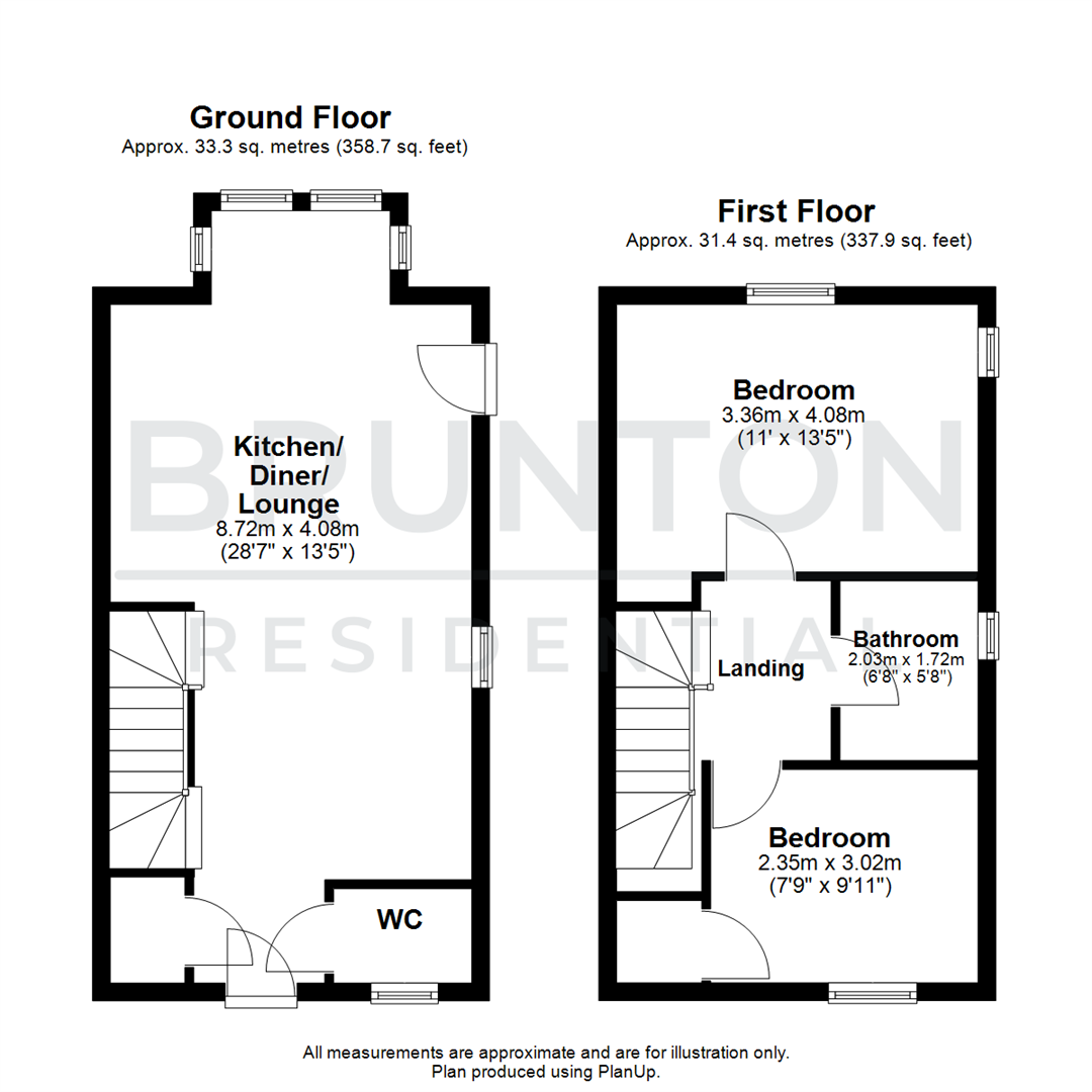 Hallgate, Hexham floorplan