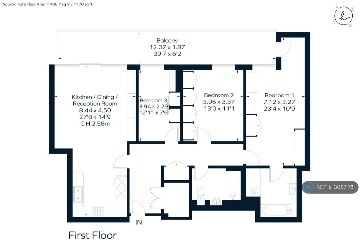 River Gardens Walk, London, SE10 floorplan