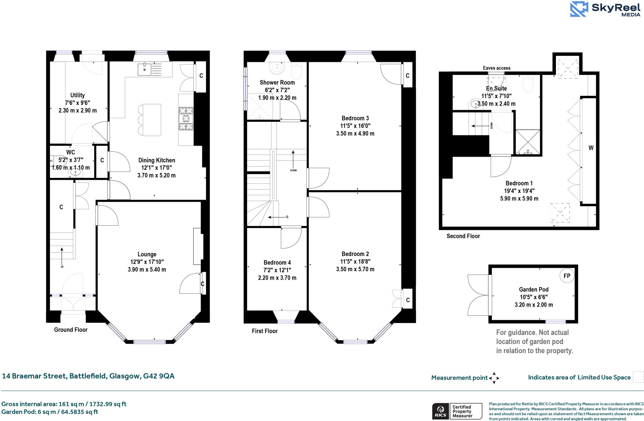 Braemar Street, Battlefield, Glasgow floorplan