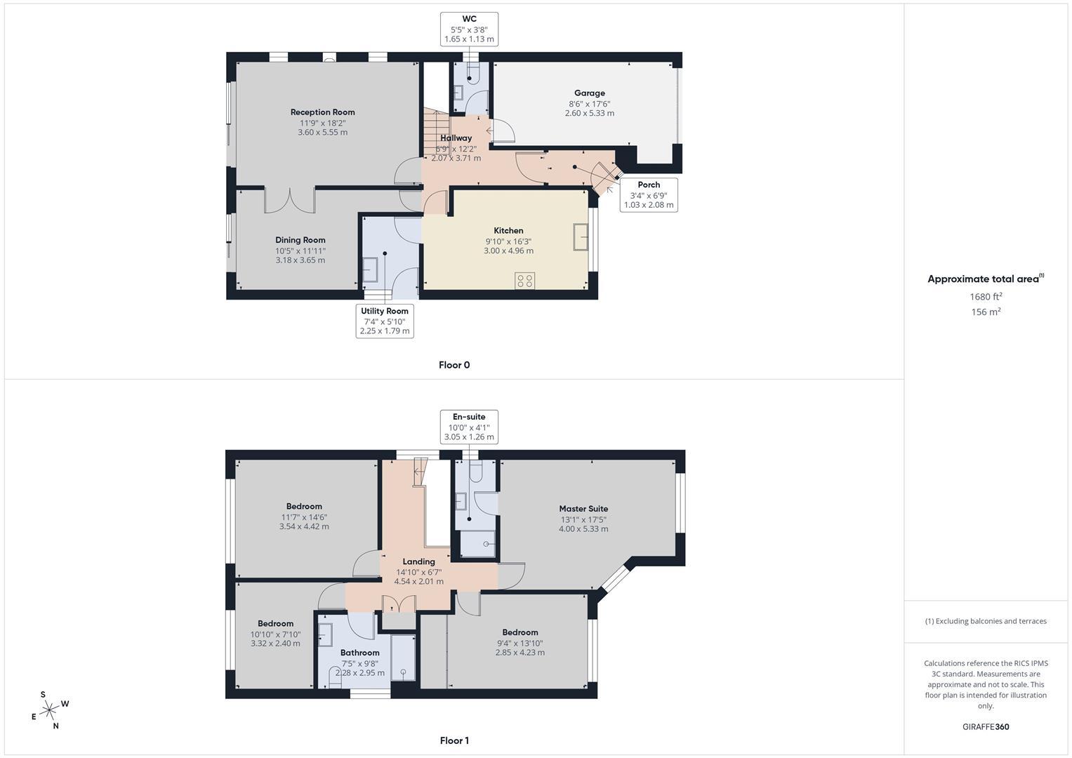 Orchard End, Great Eccleston, Preston floorplan