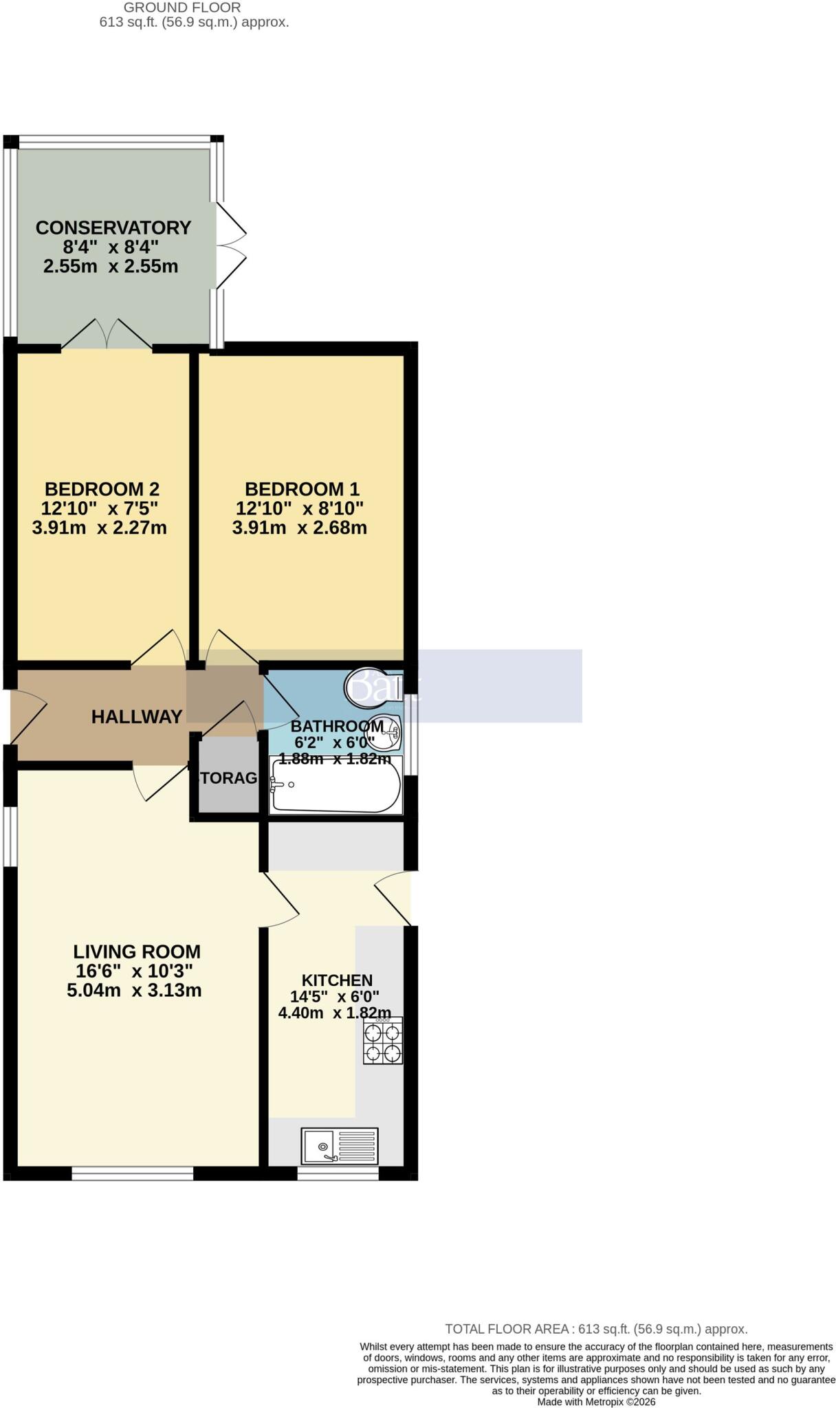 Hawkshaw Close, Aspull, WN2 floorplan