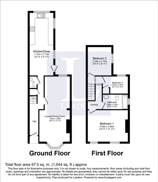 Oaks Road, Woking, GU21 floorplan