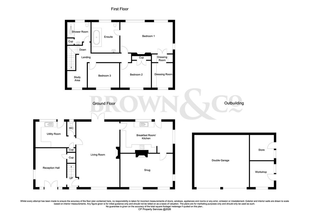 1 Kingshaugh Farm Cottage, Lincoln Road, East Markham, Newark, Nottinghamshire NG22 0SR floorplan
