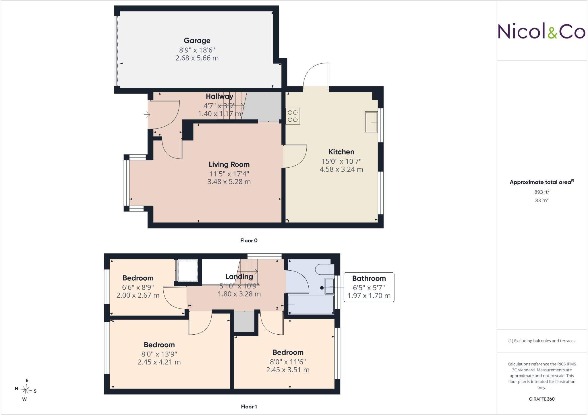 Rhydd Close, Malvern, Worcestershire, WR14 floorplan