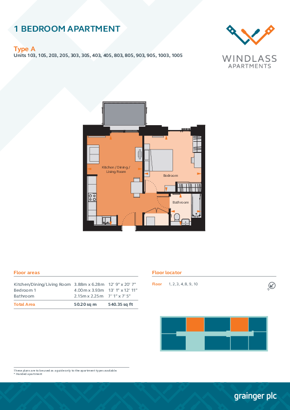 Windlass Apartments, Tottenham Hale London N17 floorplan