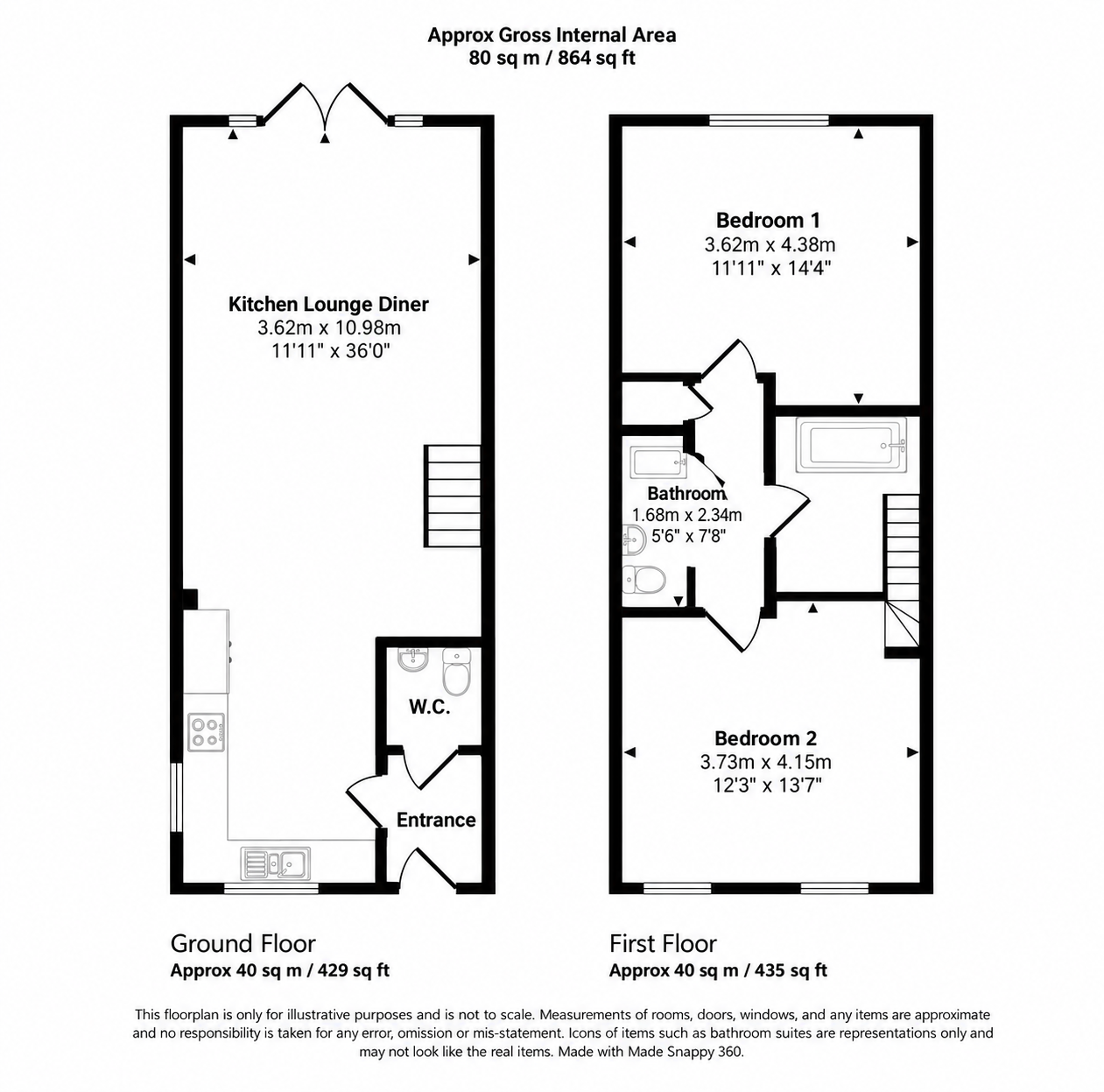 Wonford Street, Exeter floorplan