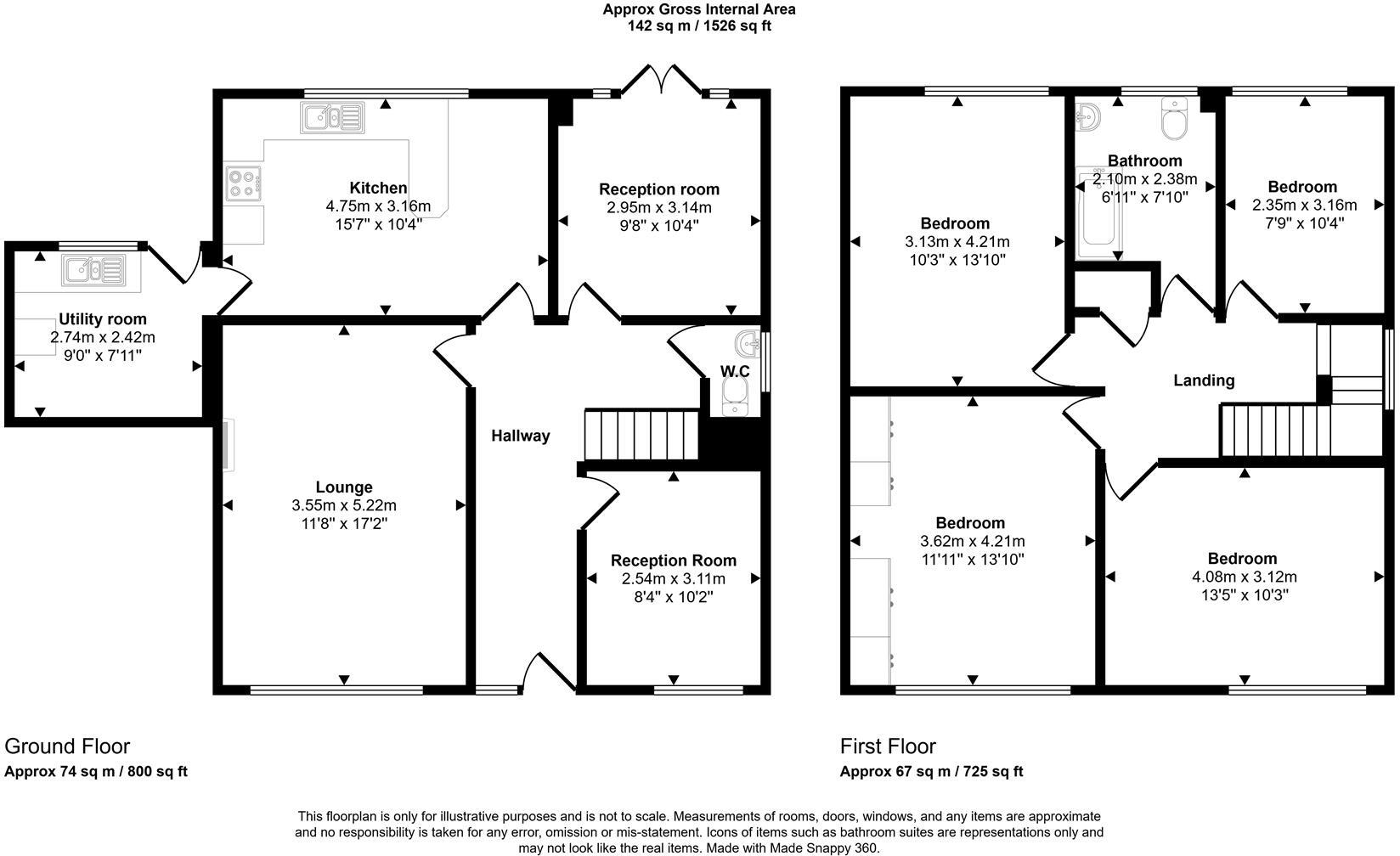 Llygad Yr Haul, Carmarthen floorplan