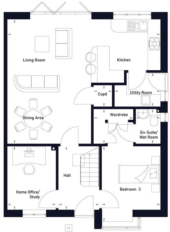 Plot 4 - Banters Lane, Great Leighs, Chelmsford floorplan
