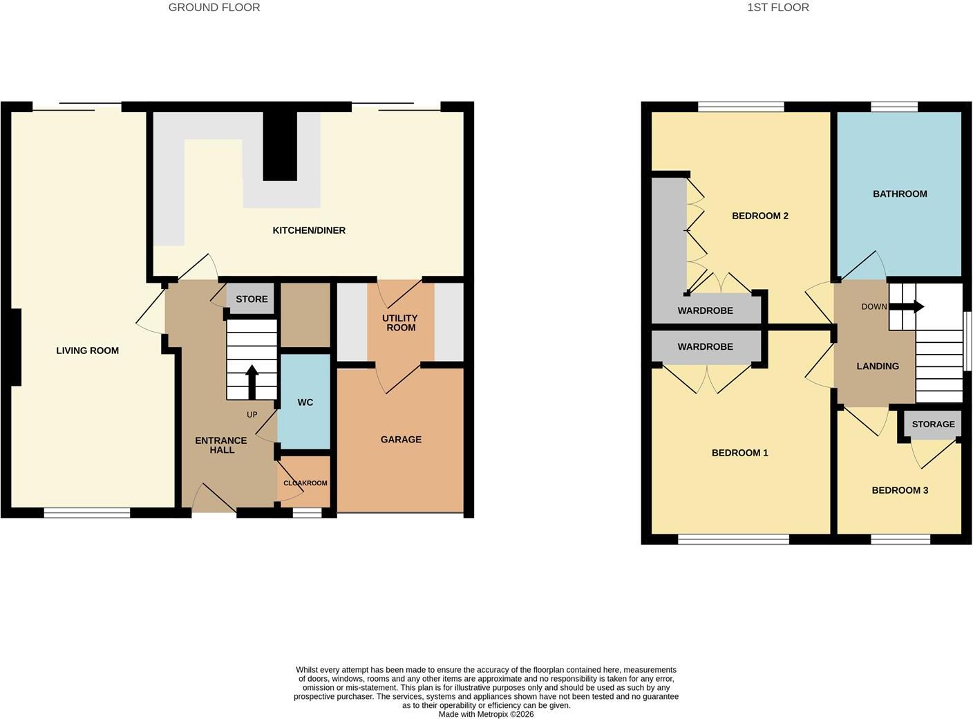 Willow Close, Hagley, Stourbridge floorplan