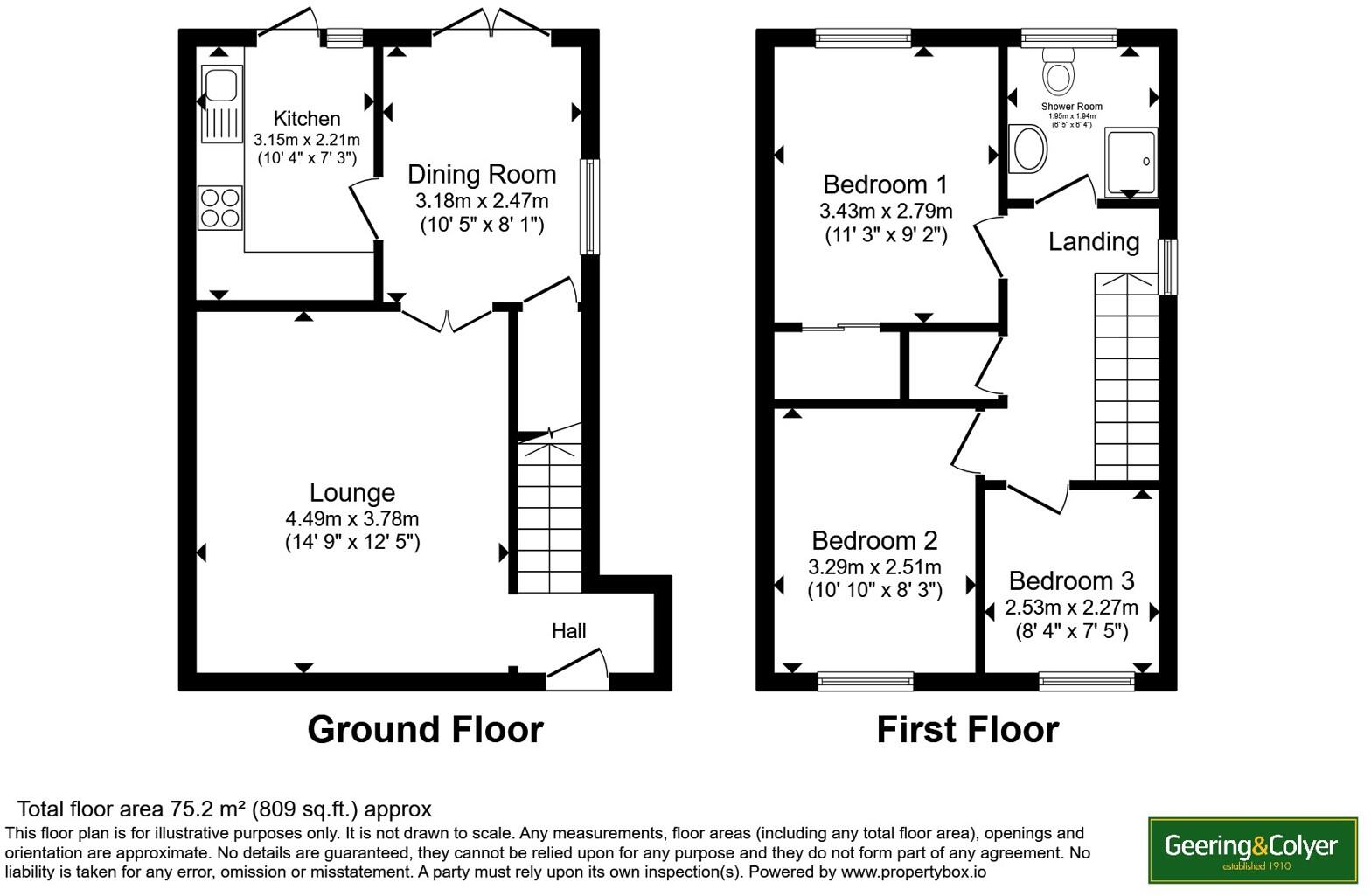 Stagshaw Close, Maidstone, Kent, ME15 floorplan