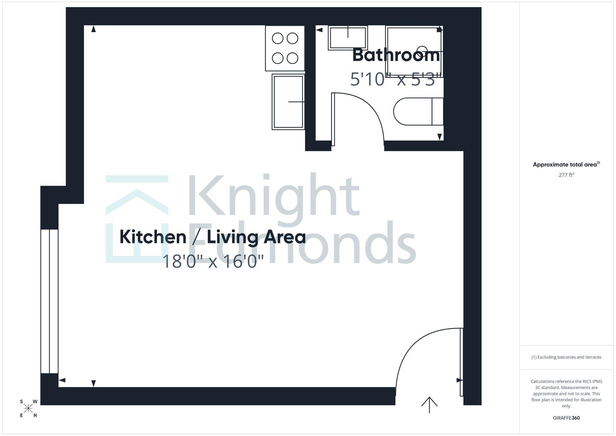 Queen Anne Road, Coronet House, ME14 floorplan