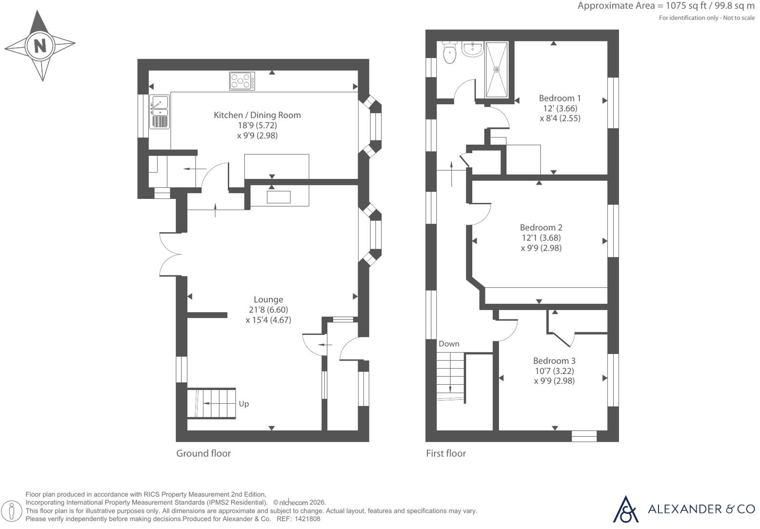 St Rumbolds Lane, Buckingham, Buckinghamshire floorplan