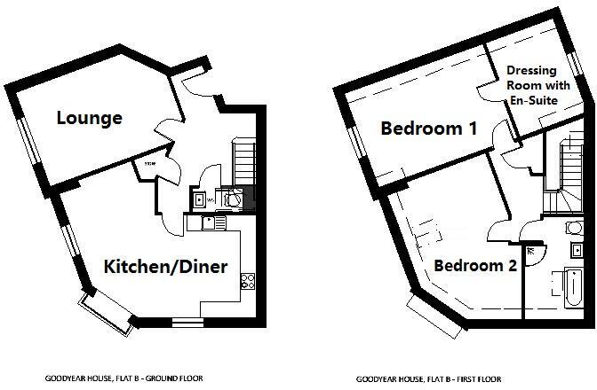 Flat B, Goodyear House, Tattershall Road, Woodhall Spa floorplan