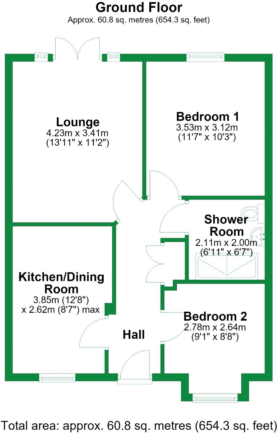 Ivy Parade, Longridge,  Lancs, PR3 floorplan