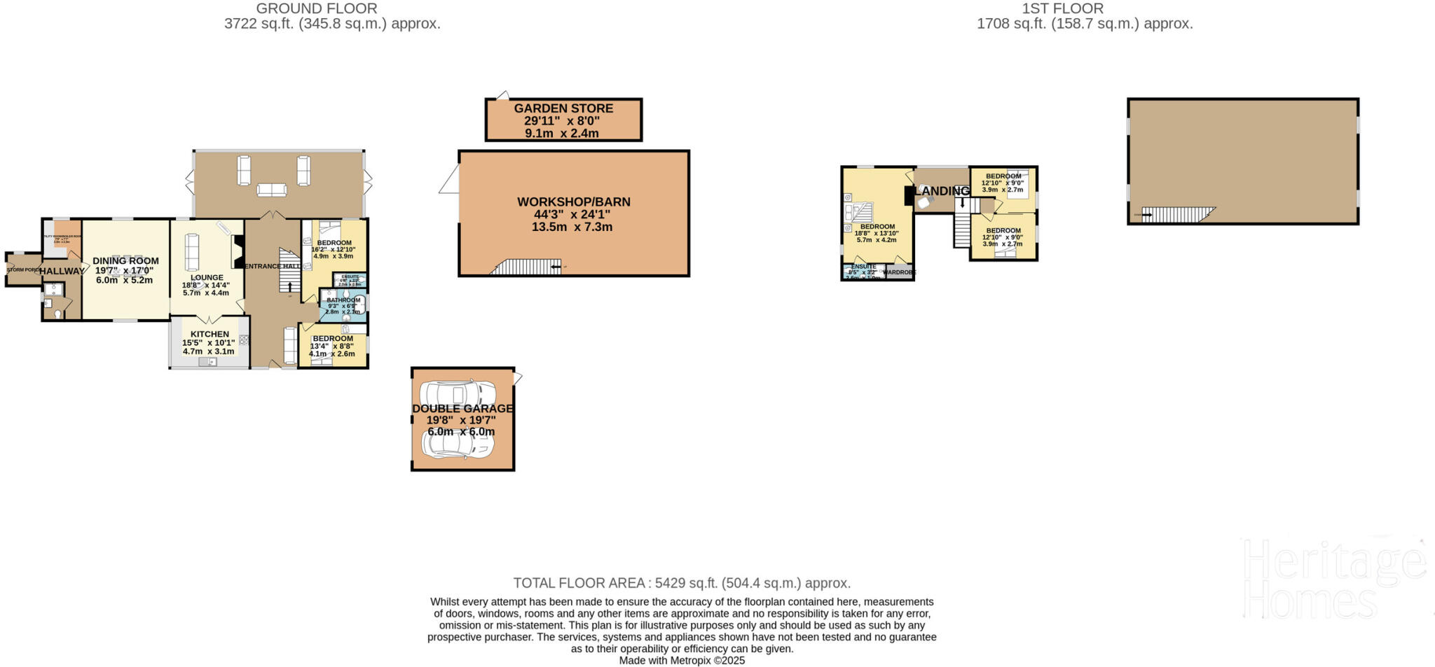 Park Farm Barn, Shortthorn Road, Stratton Strawless, Norwich, Norfolk floorplan