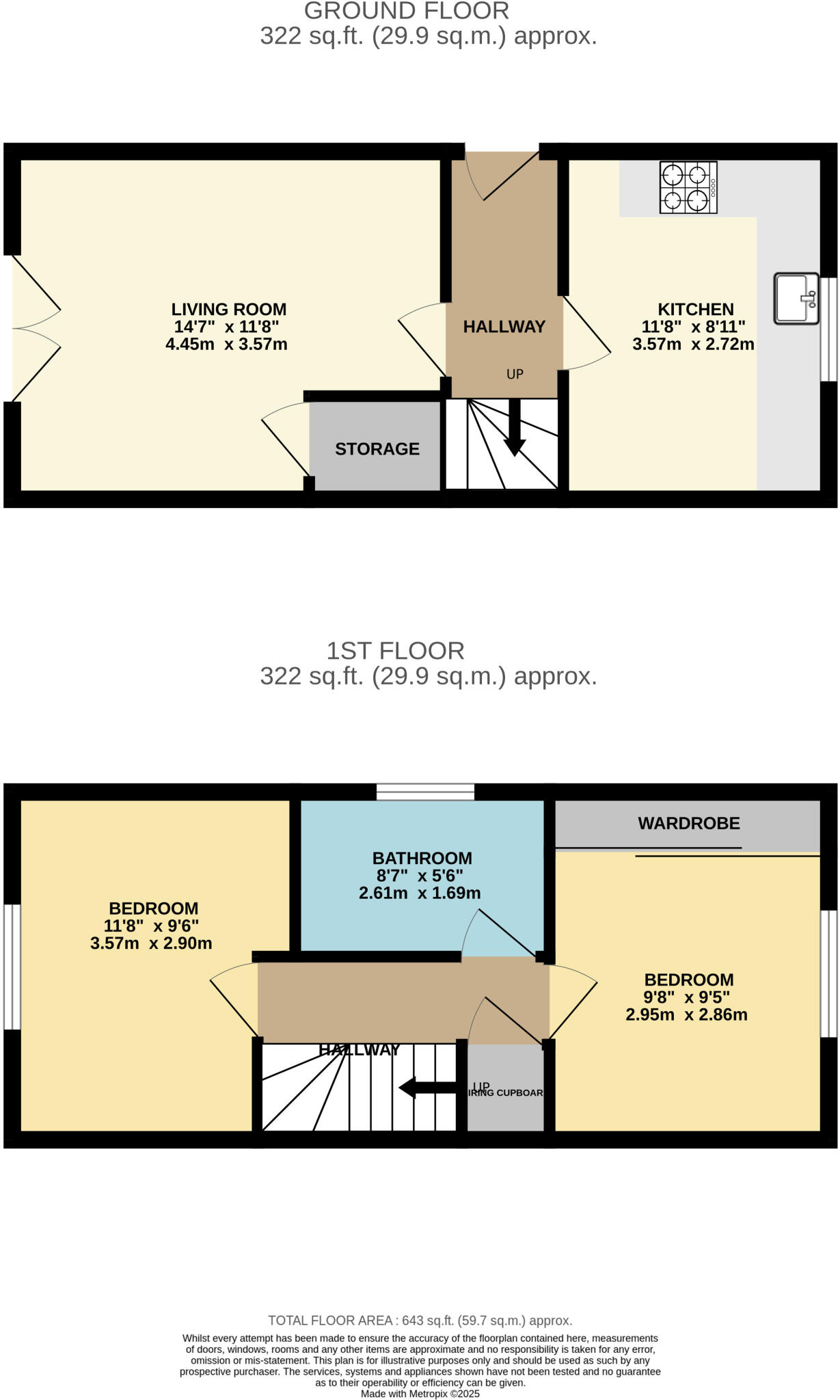 3 Apple Tree Close, East Ardsley, Wakefield, WF3 2JE floorplan