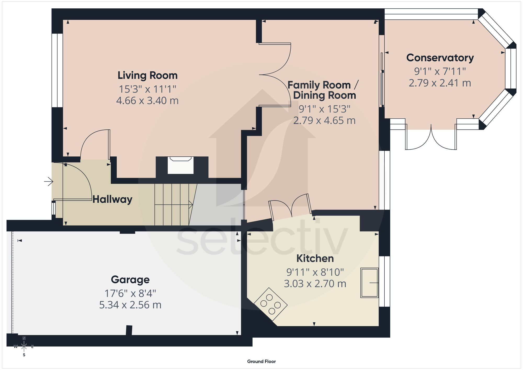 Cattistock Close, Guisborough, TS14 floorplan