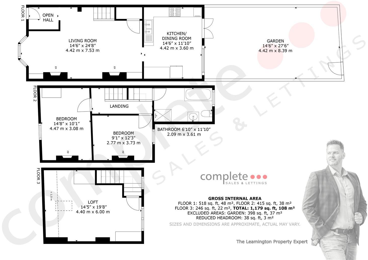 Clapham Terrace, Leamington Spa floorplan