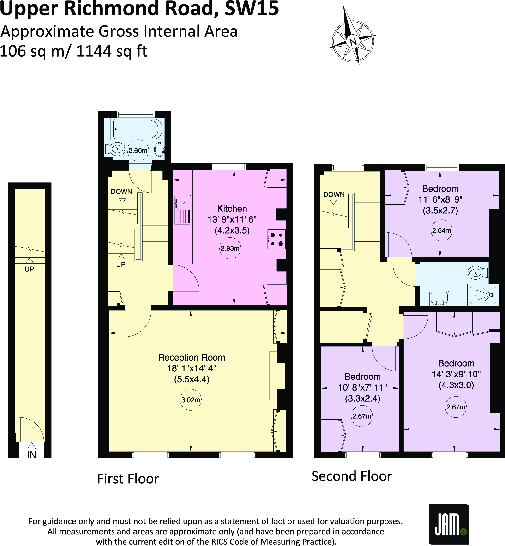 Upper Richmond Road, East Putney SW15 floorplan