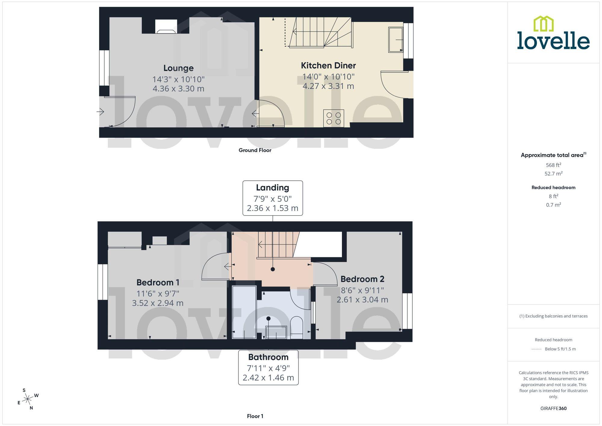 Prospect Place, Market Rasen, LN8 floorplan