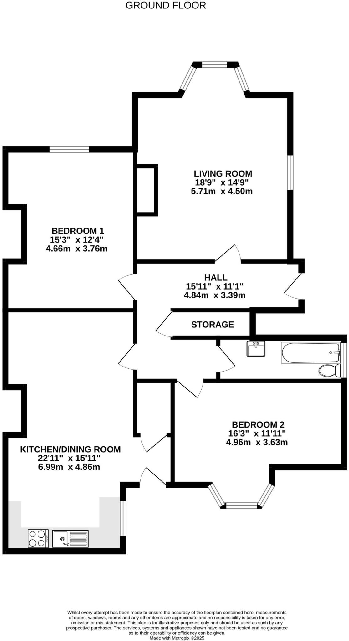 Rolle Road, Exmouth, EX8 2AB floorplan