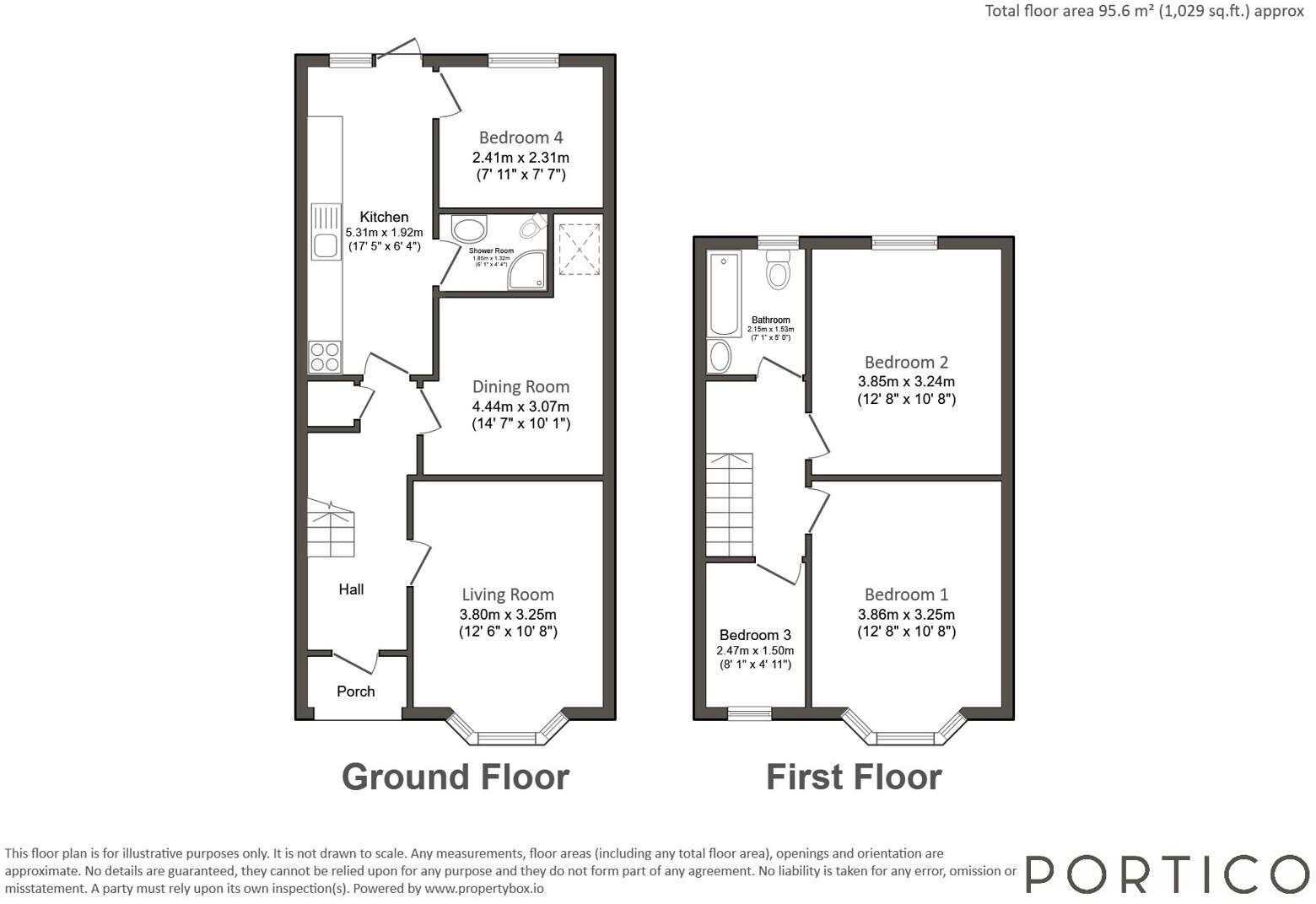 Beaconsfield Road, London, E10 floorplan