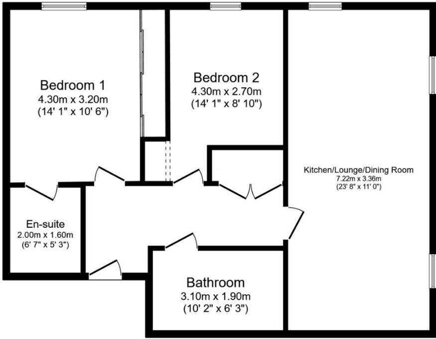 P2261 Glasgow Harbour Terraces, Glasgow, G11 floorplan