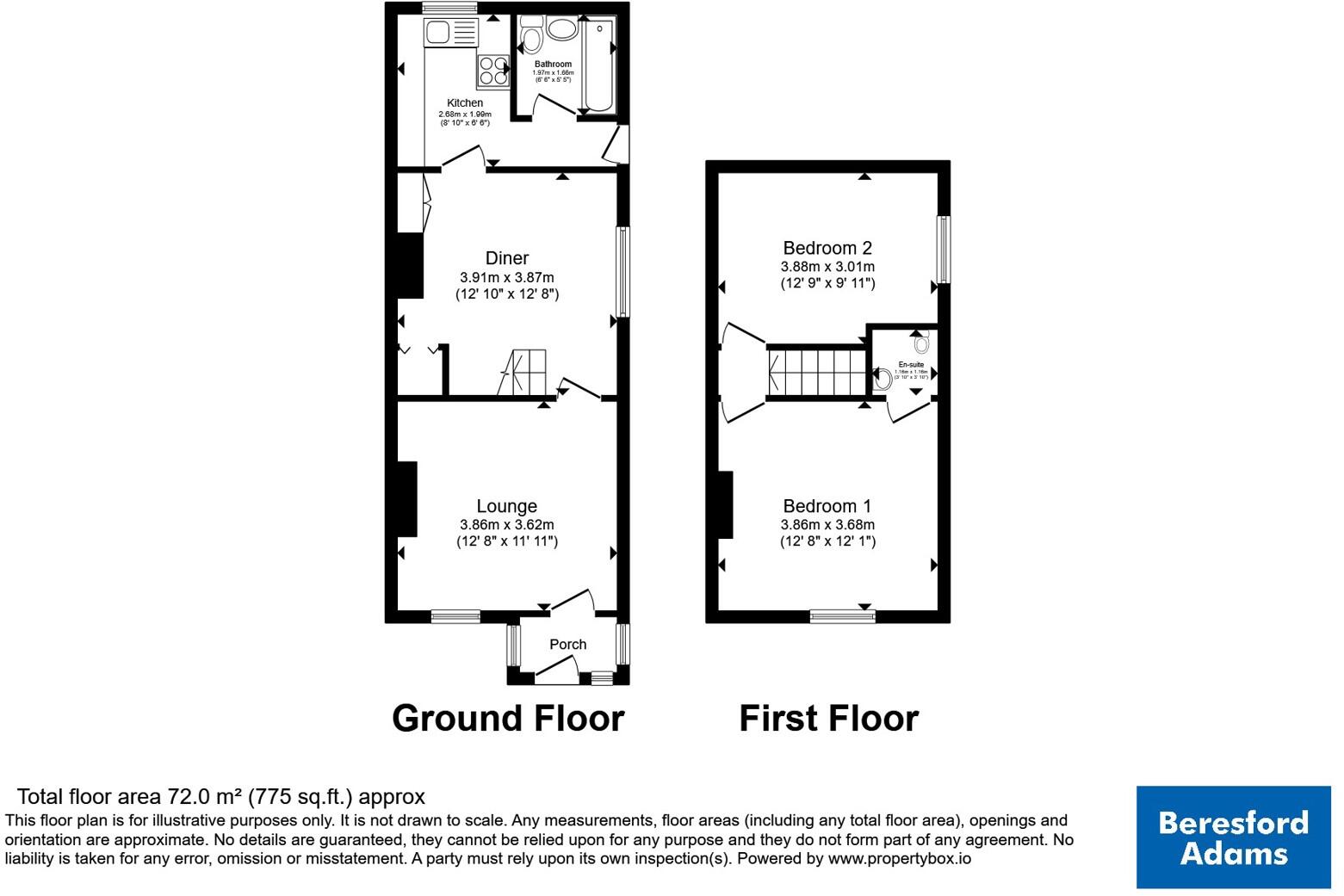 Abergele Road, Old Colwyn, Colwyn Bay, Conwy, LL29 floorplan