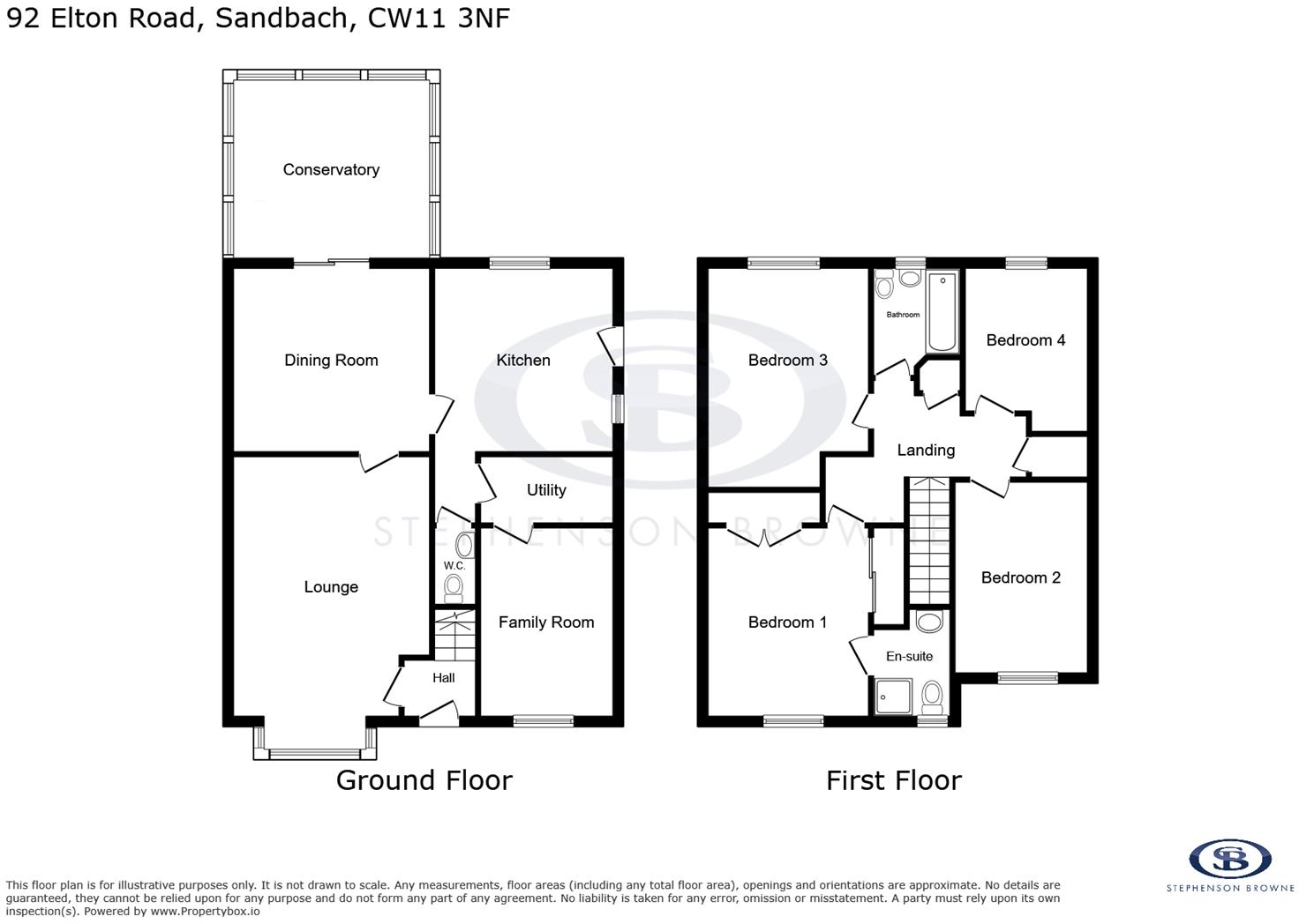 Elton Road, Ettiley Heath, Sandbach floorplan