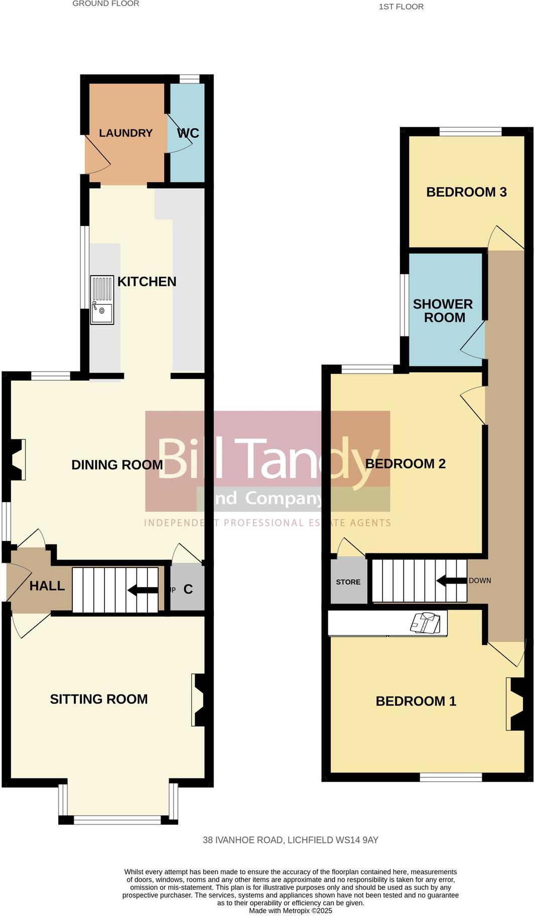 Ivanhoe Road, Lichfield, WS14 floorplan