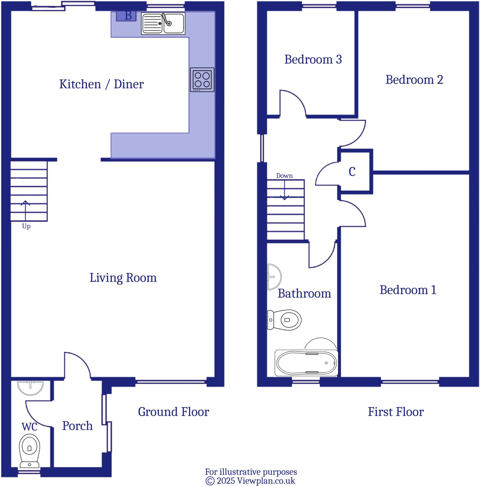 Cowslip Drive, Penarth floorplan