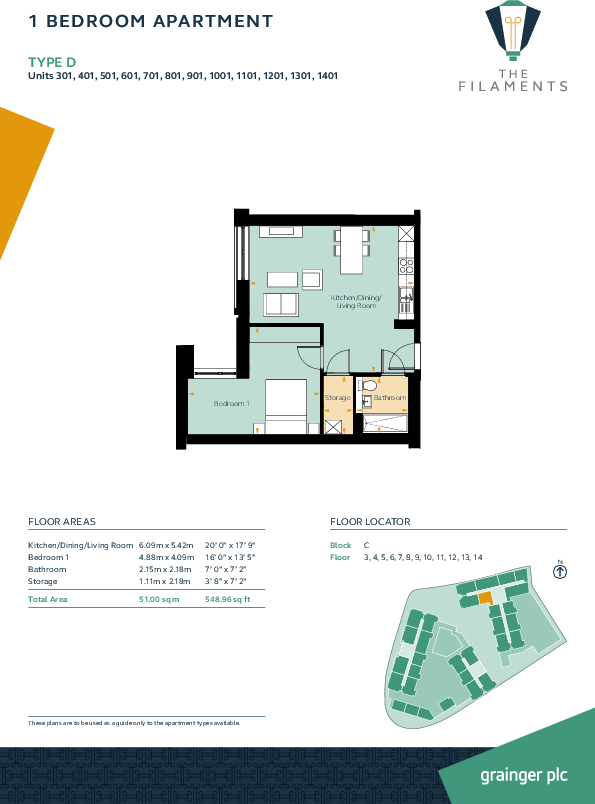 The Filaments, Salford Salford M3 floorplan