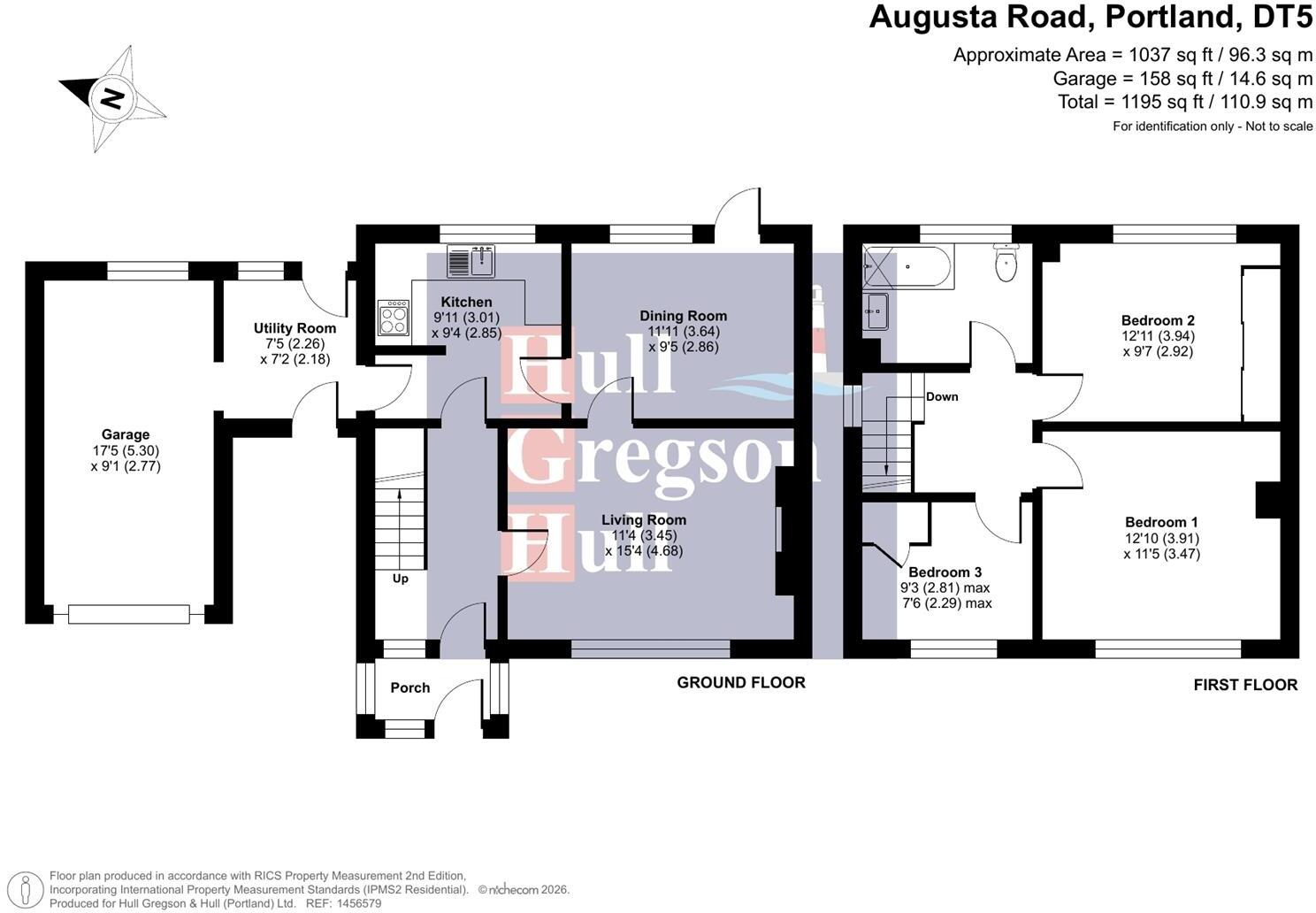 Augusta Road, Portland floorplan