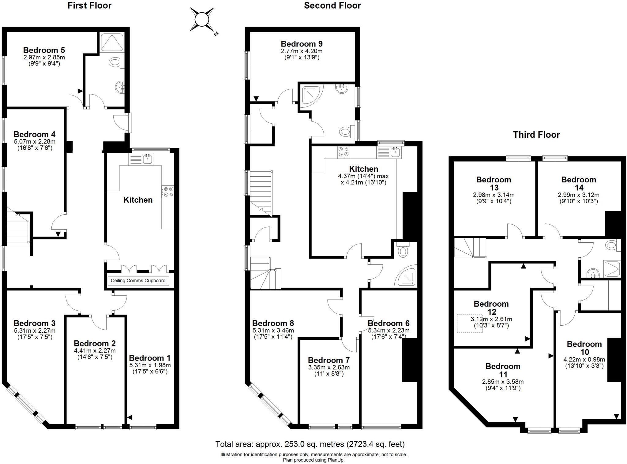 First Second And Third Floor Maisonette, Whiteladies Road, Clifton, Bristol, Bristol City floorplan
