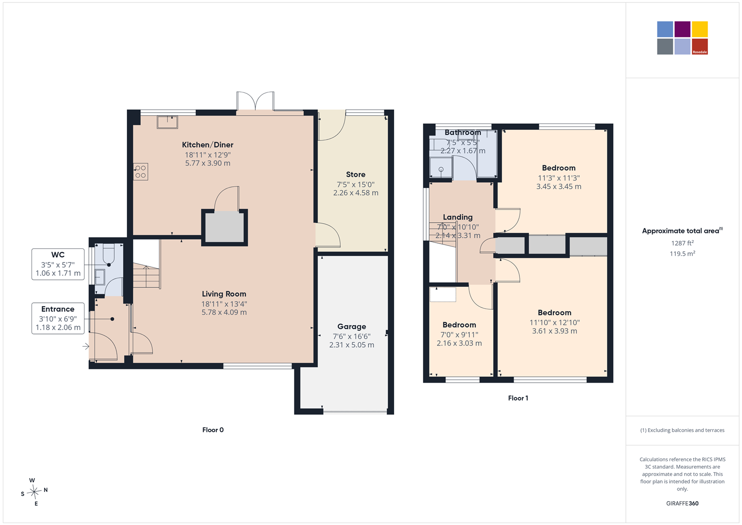 Hyholmes, Bretton, Peterborough floorplan