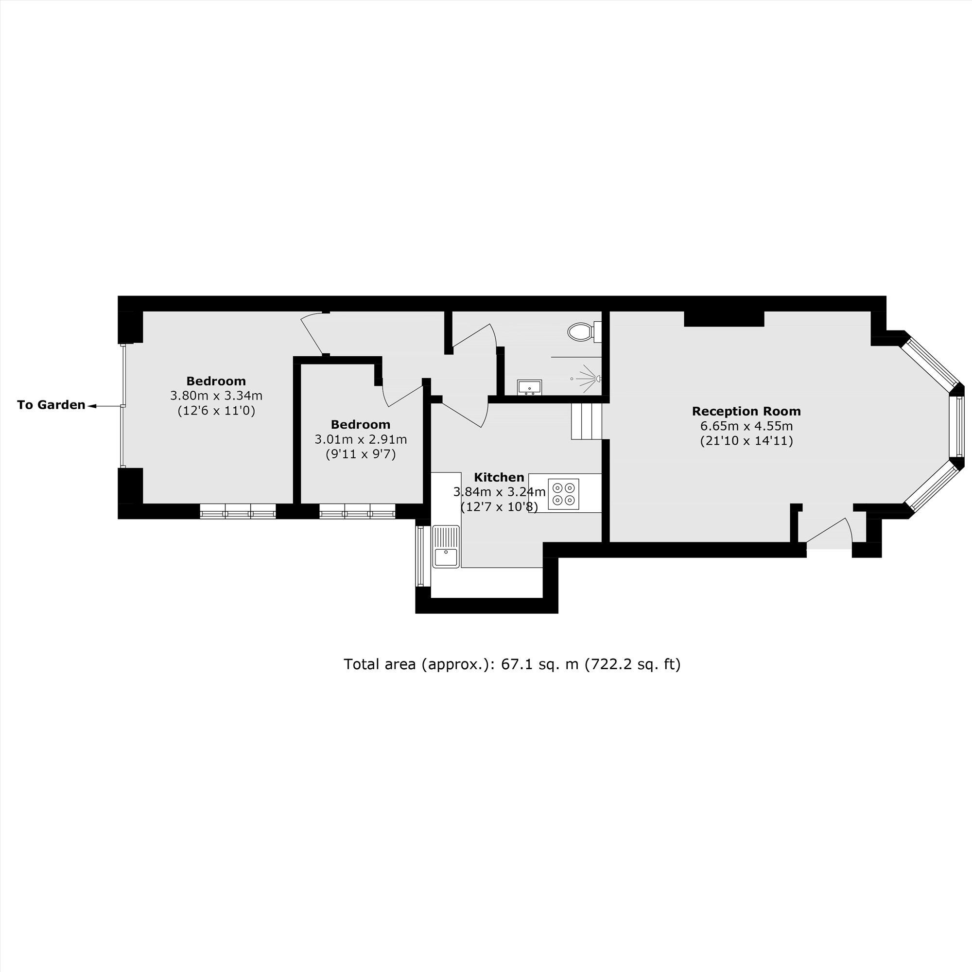 Milton Road, Highgate floorplan
