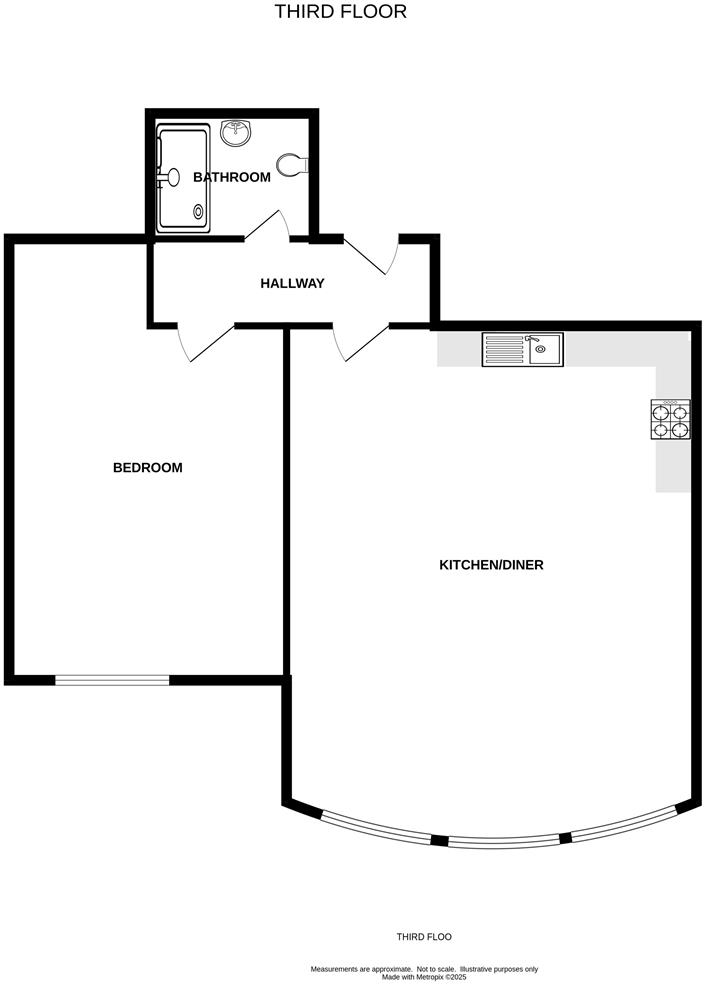 22 Prince Of Wales Terrace, Scarborough floorplan