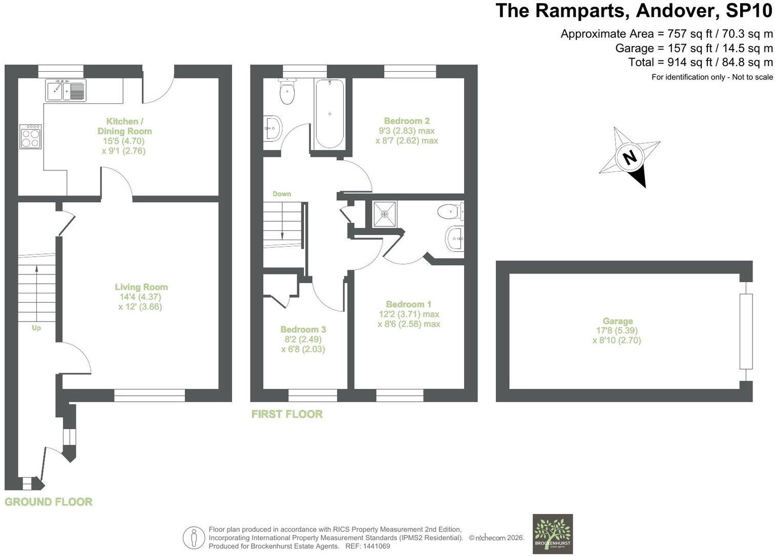 The Ramparts, Andover, SP10 2UL floorplan