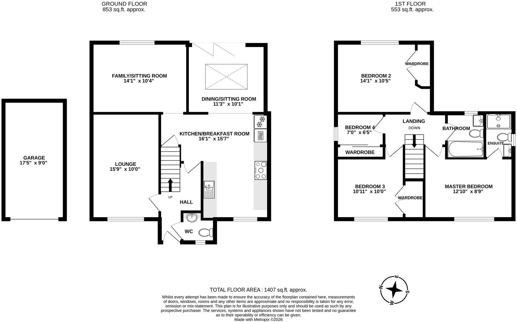 Church Village, Pontypridd, CF38 floorplan